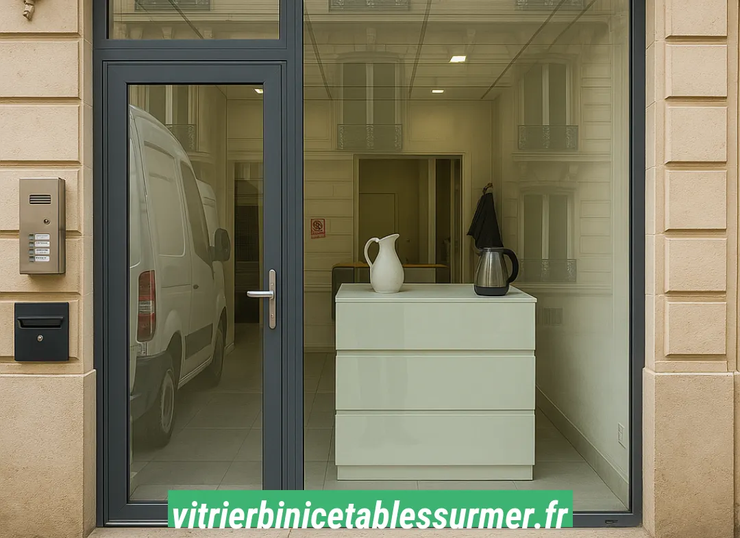 Façade vitrine de magasin en aluminium sur mesure à Binic-Étables-sur-Mer